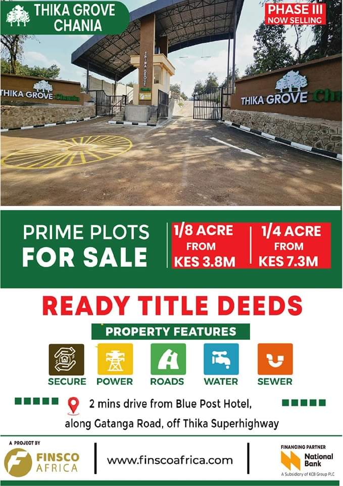 Plots for Sale - Thika Grove Image 4